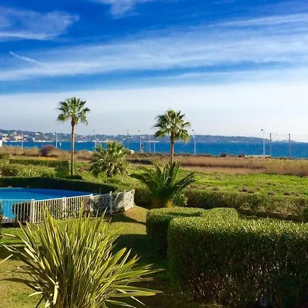 T2 Vue 48m2 Terrasse Parking Piscine * 昂蒂布
