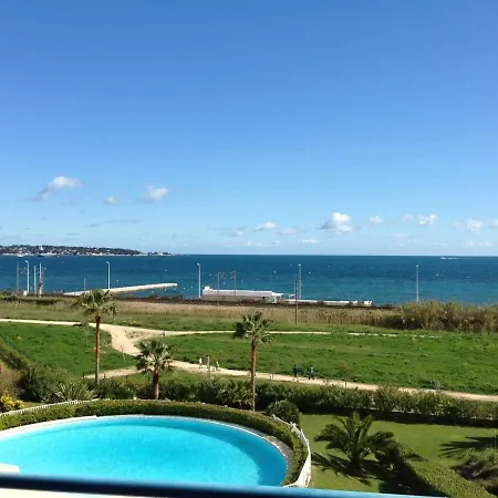 公寓 T2 Vue 48m2 Terrasse Parking Piscine 昂蒂布